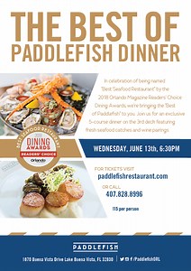 Best of Paddlefish Dinner