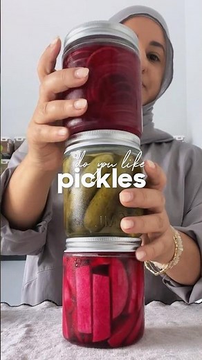 How to make pickles - turnips, cucumber & red onion