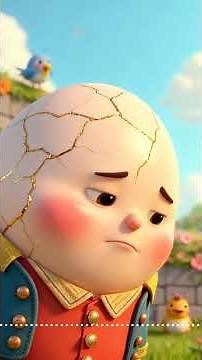 Humpty Dumpty Sat on the wall and falls #childrenssong #humptydumptysong #nurseryrhymes