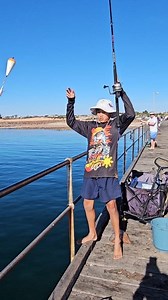 After a few minutes, Jayden caught a squid using one of his favorite Tsuriou jigs, the Tsuriou Albino White Squid Jig. #mamajanzinozland #tsurioujig #tsuriou #squid #squidding #fbreelsfyp #fbreels #fbreelsvideo #reelsfbpage #reelsvideo #reelsfyp #reelsfb #reels #viralvideo | Mama Janz in OzLand