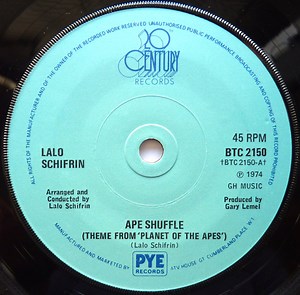 Lalo Schifrin - Ape Shuffle (Theme From "Planet Of The Apes") / Escape From Tomorrow