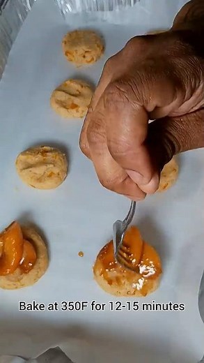 Peach cobbler cookies (recipe) #comfortfood #baking #pastry #sweets #recipe #akron