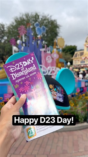 Happy D23 Day at the Disneyland Resort!
