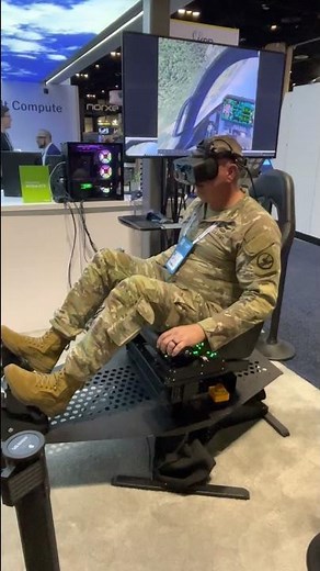 Mixed Reality F-35 Flight Simulator at I/ITSEC 2022 Trade Show