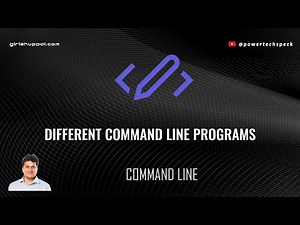 Different Command Lines in Windows