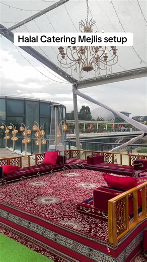 Halal Catering Mejlis Setup in Addis Ababa