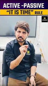 Active Passive Voice | Grammar Trick #utkarshrajasthanexams #shorts