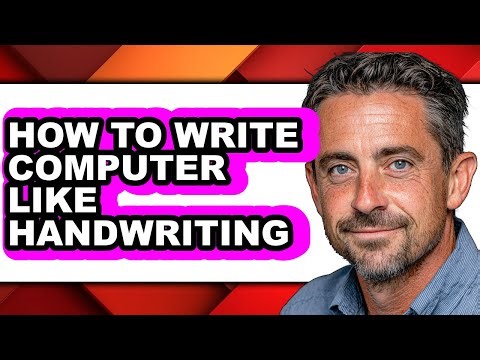 How to Write Computer Like Handwriting - Step by Step