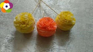 DIY Handmade Flowers - How to Make Tissue Paper Flowers Tutorial ! full tutorial : https://www.youtube.com/watch?v=_fY04PwwKxw | DIY Crafts & Flower Tutorials