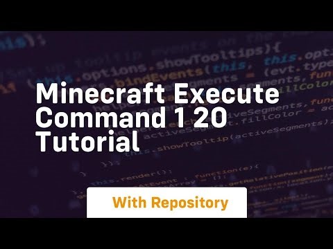 minecraft execute command 1 20 tutorial