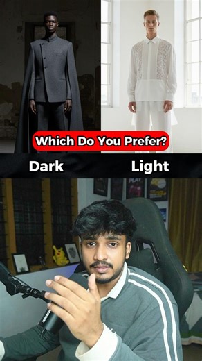 Dark vs Light — Which Do You Prefer? ⚫⚪