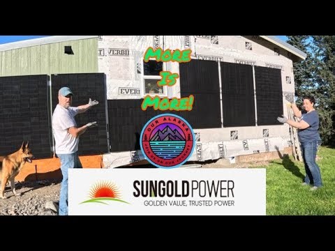 We have POWER! Huge Solar Upgrade to our Off Grid Alaska Homestead | SUNGOLD POWER 48v solar system