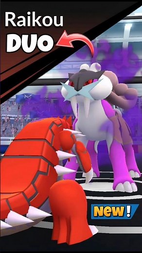Easy Duo✨️Shadow Raikou Raid in Pokemon Go