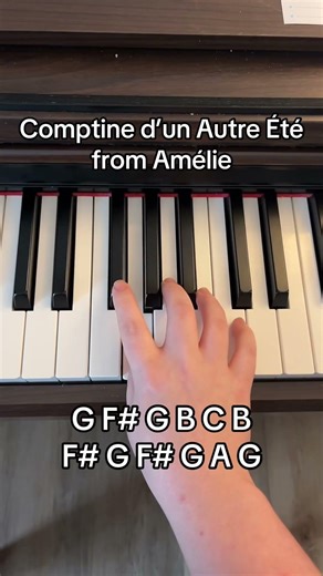 Amélie EASY Piano Tutorial #piano #amelie #pianotutorial #learnpiano #pianolessons