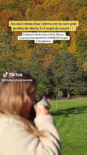 ⏰🖤 Rezervă ultimele ore de promoție Black Weekend la Lazy Bear Sovata! 📅 2 1 nopți gratuite – rezervă două nopți și o primești pe a treia din partea noastră! 🎁 Grăbește-te, oferta e valabilă doar pentru rezervările făcute astăzi! 🏡 Cabana cu 6 dormitoare, fiecare cu baie proprie 🔥 Ciubăr & saună incluse 🌳 Curte mare, perfectă pentru relaxare 🐾 Pet-friendly 🏞️ La doar 5 minute de Lacul Ursu #LazyBearSovata #BlackWeekend #UltimeleOreDePromotie #VacantaLaCabana #CiubarSiRelaxare