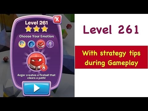 Inside Out Thought Bubbles Level 261 Tips and Strategy Gameplay Walkthrough