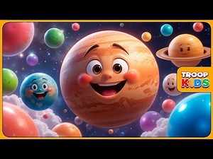 Funny Learn Planets 🎈🪐 Colorful Balloon Game for Kids | Mercury to Uranus!