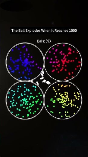 The Ball Explodes When It Reaches 1000 #geometry #games #helpmemakethismakesense