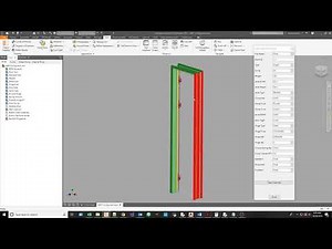 Door Frame Generator Form [Generative Design & Product Rules] (Autodesk Inventor, VB.NET, iLogic)