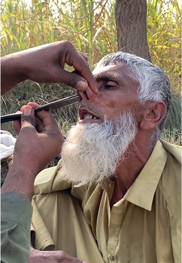 Relaxing ASMR Barber Haircut and Shaving Experience
