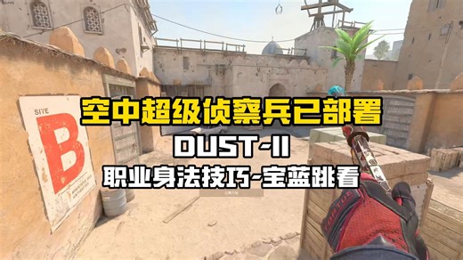 【职业哥顶级技巧】沙b跳看：无伤获取b通和沙地信息