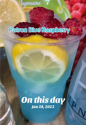 Patron Blue Raspberry Drink Recipe for a Fun Friday