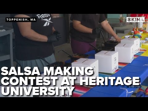 Heritage University hosts second annual salsa making competition
