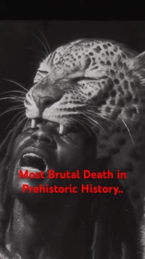 “The Most Brutal Death in Prehistoric Life 😱 #prehistoricbeasts #prehistoric #smilodon