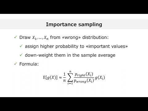Importance sampling explained in 4 minutes