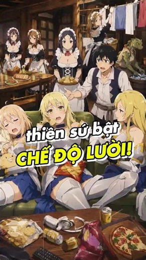 When the Angels of Destruction Go into Super Lazy Mode! 🛌 #MinosAnime #anime