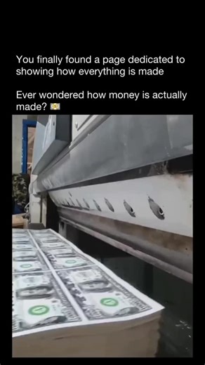 oldest reesl | This video reveals the industrial printing process behind modern currency production. Sheets of special paper pass through massive... | Instagram