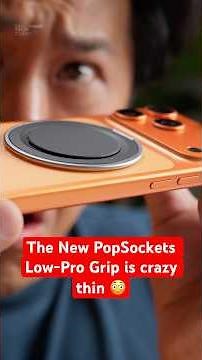 The PopSockets Low-Pro Grip is CRAZY Thin 🤯