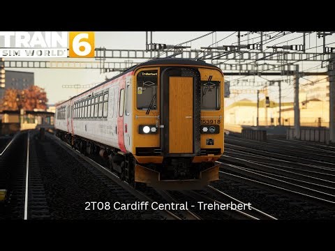 First Look At The 153 | 2T08 Cardiff Central - Treherbert | Cardiff City Network | TSW 6