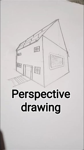 Perspective drawing #artshorts