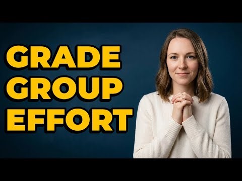 How Can Teachers Grade Individual Effort In Group Projects?