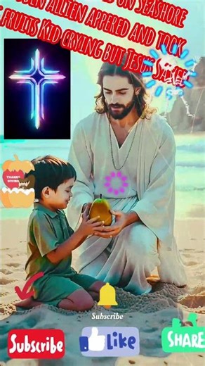 😈🇱🇷A Cute Boy Offered Fruits to Alien — The Ending Will Melt Your Heart!@EternalGraceTruth#shortsvir