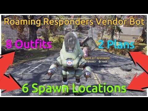 Fallout 76 Roaming Vendor Bot - 6 Spawn Locations