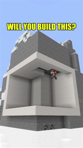 Minecraft Cloudy Mountain Base ☁️🏠 #shorts