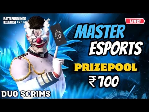 ₹700 ON THE LINE! 💸 BGMI Custom Room Duo Domination Live | MASTER ESPORTS