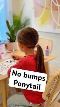 How to Fix Bumpy Ponytails (Low + Clean) #dadbraids #ponytailtutorial #hairhack #girldad
