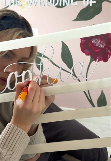 Well there’s only one @sophiatuxford & Brian and this is my cv to them to be considered as their wedding stationer 🌸✨ I’ve been inundated with requests for hand-painted mirrors, so I’m so excited to share that this signature mirror will be available on my website this evening. Each piece is custom designed with your chosen florals, names and wedding date, making it a truly personal keepsake. Mirrors are available for collection from Clitheroe, Lancashire, or can be posted within the UK if prefe