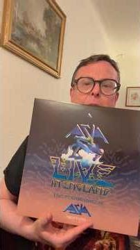 Asia live in England. ￼ Released 2026 #review #vinylreview #vinyl #asia #bluevinyl