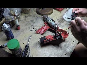 Milwaukee cordless drill repair attempt