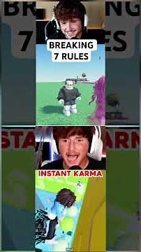 📹 Breaking 7 Roblox Rules in 60 Seconds.. ➥