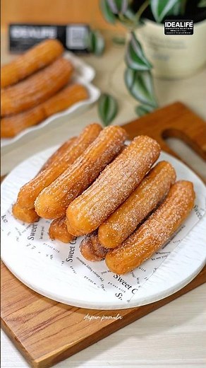 FROZEN CHURROS! Churros recipe #churros #churrosrecipe #frozenchurros #frozenchurrosrecipe #fyp