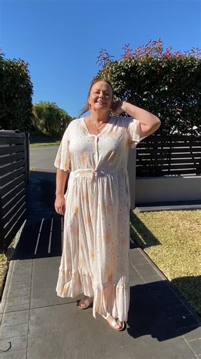 3.9K views · 60 reactions | ✨Beautiful dresses ✨ Thoughtful details like pockets, a modesty panel, and a removable waist tie so you can wear it free flowing or pulled in for some shape – Sizes 18-32 ✨ https://shorturl.at/TzD1O | Curvaceous Plus Size Clothing | Facebook