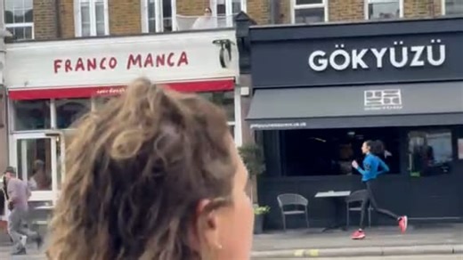 Gal Gadot filming running scene for new movie in London