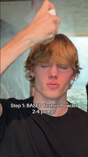 Styled with BASED Texture Powder and Clay