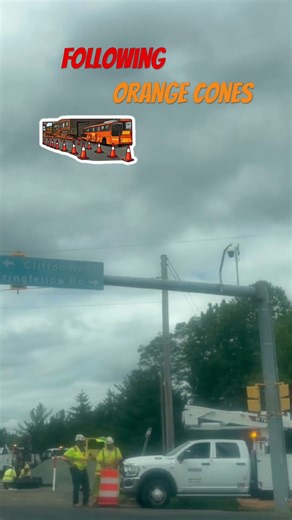 Following Construction 🚧 cones