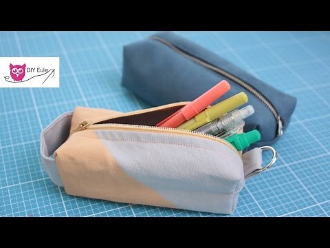 Stiftemäppchen nähen: Back to School – DIY Eule